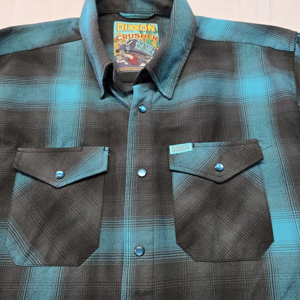 Dixxon Flannel  The Crusher Pearl Snap Flannel Mens Size XL - Picture 3 of 9